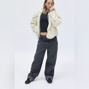 Urban Outfitters Fleece Jacket Coat